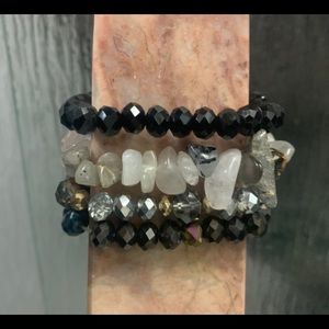 Ermish beaded bracelet stack